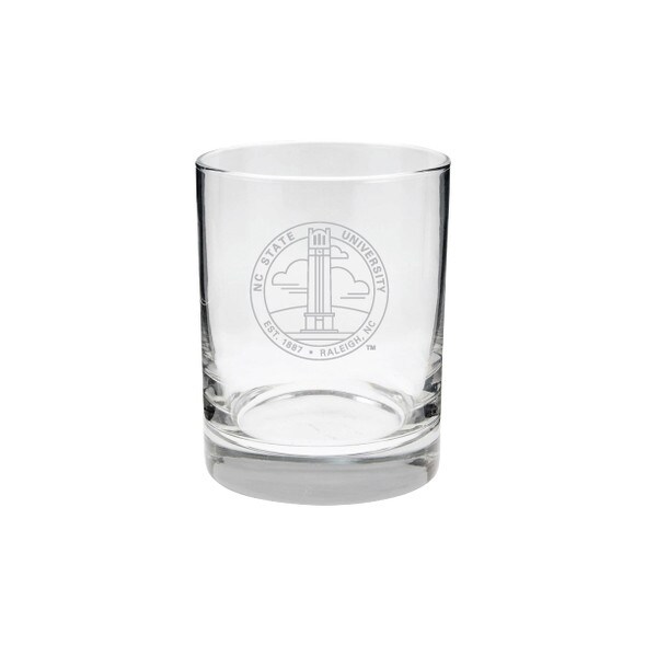 14oz. Rocks Glass With Etched Hallm